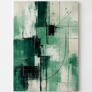 Quadro Abstrato Verde