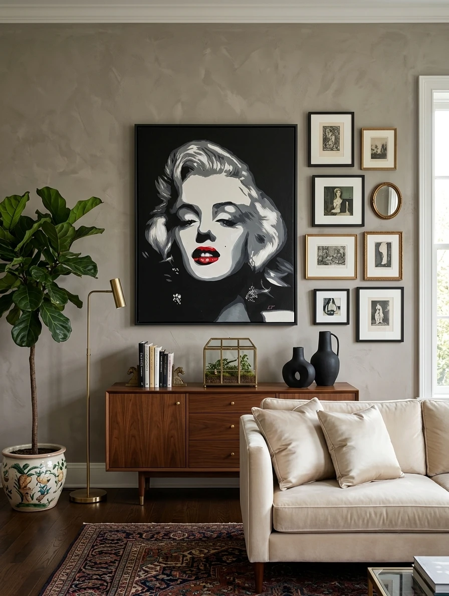 Quadro Marilyn Monroe | Arte Pintada à Mão - Imagem 4