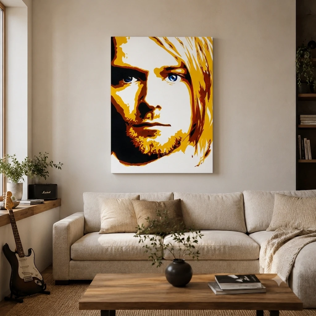 quadro kurt cobain