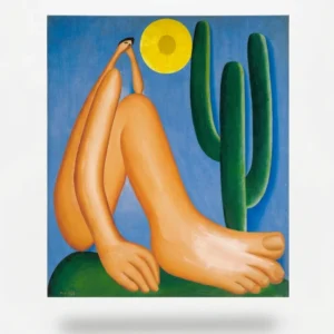 Quadro Abaporu de Tarsila do Amaral (replica)