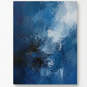 Quadro abstrato azul
