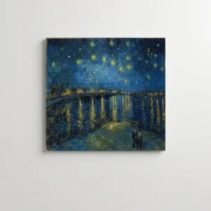 Quadro Noite Estrelada Sobre o Ródano de Vincent Van Goth